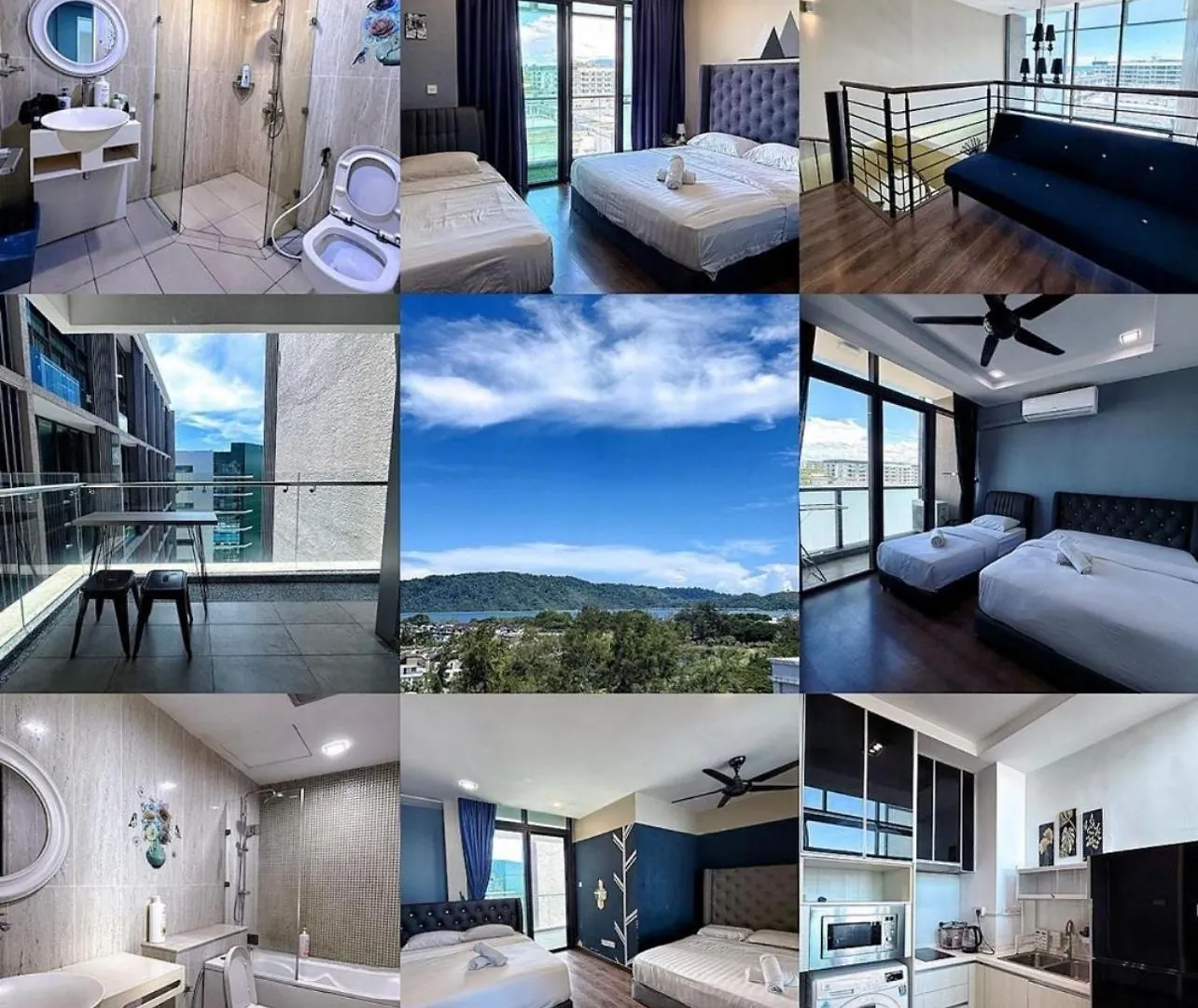 Riverson Soho Duplex Seaview Kk Kota Kinabalu